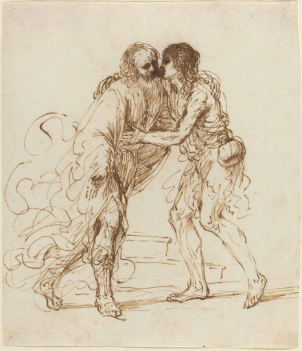 Giovanni francesco barbieri called guercino the return of the prodigal son ca 1640